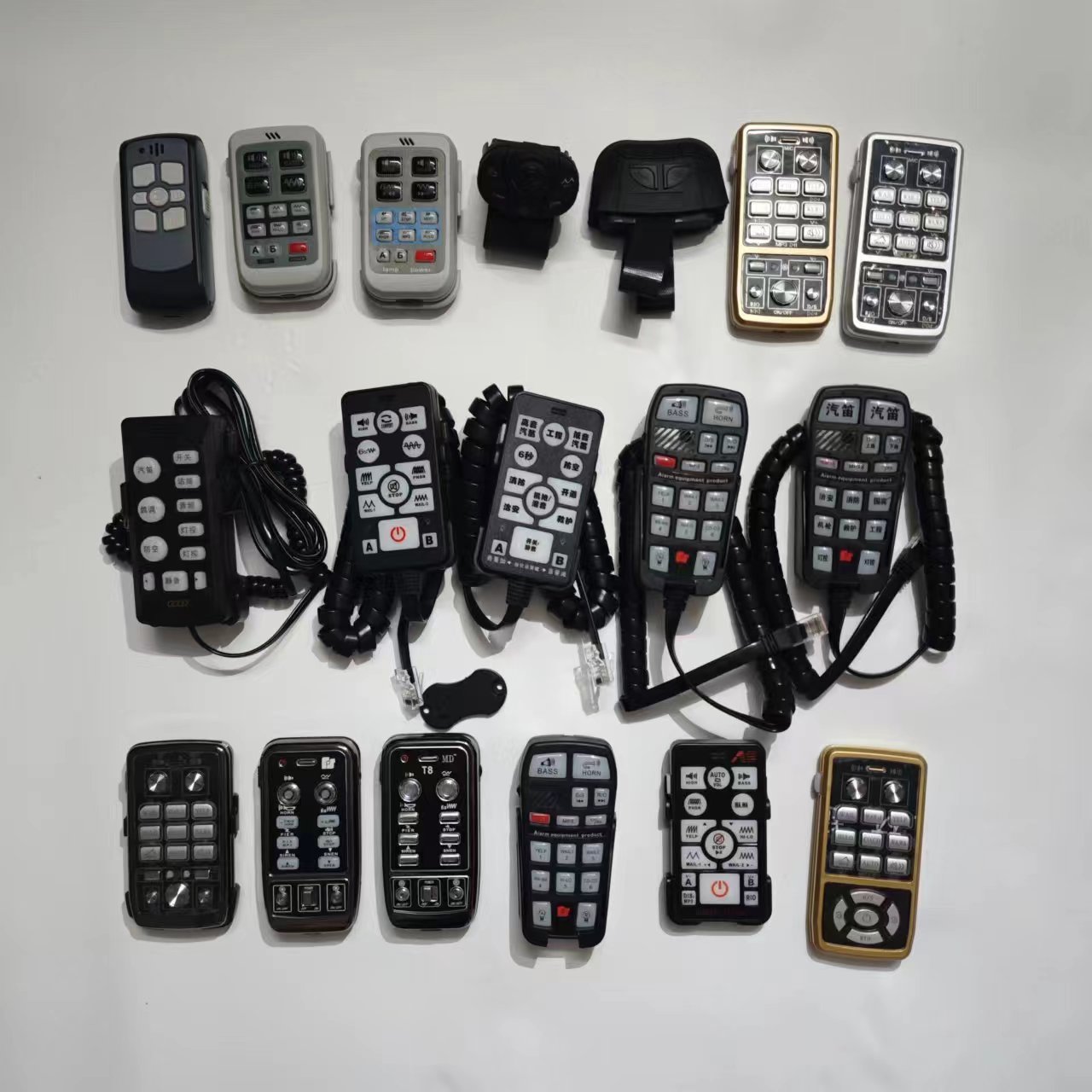 Home Security Police - 警察サイレン 12/24V 車の自動警報コールハンドル有線ワイヤレスリモコンワイヤーグループ警報アクセサリー