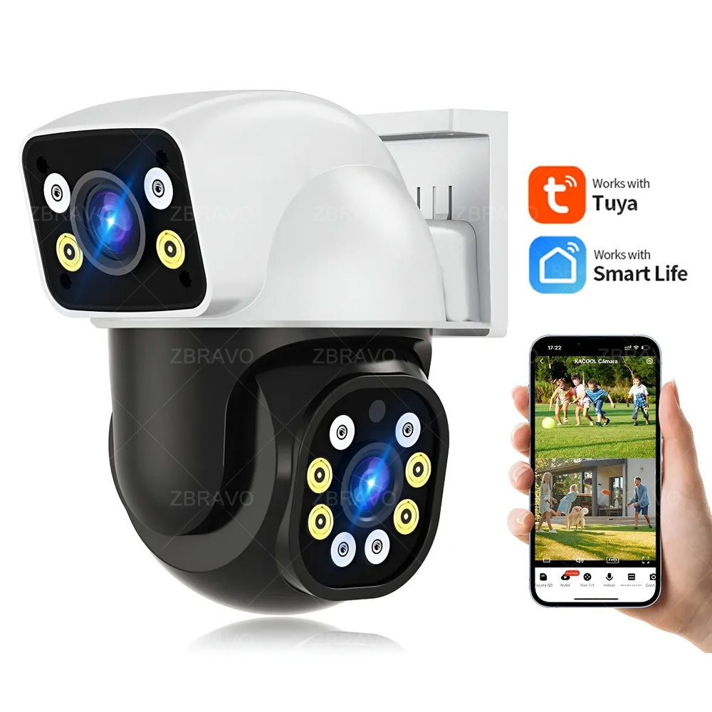Home Security Front Door - Smartlife 8MP WiFi Tuya 屋外カメラ ミニ