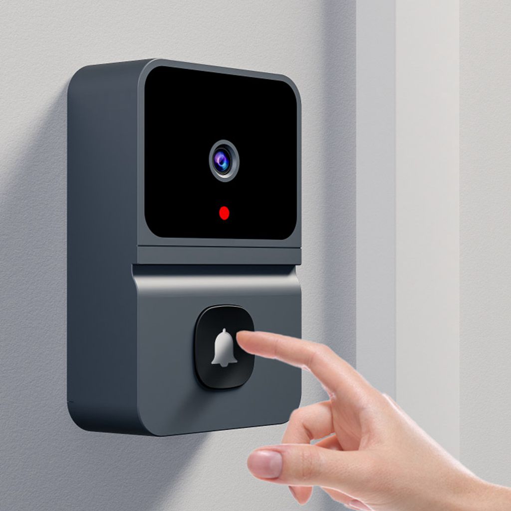 Home Security Front Door - 屋外用Wifi付きワイヤレスドアベル,HDカメラ,ナイトビジョン付きビデオインターホン,音声変更,家庭用