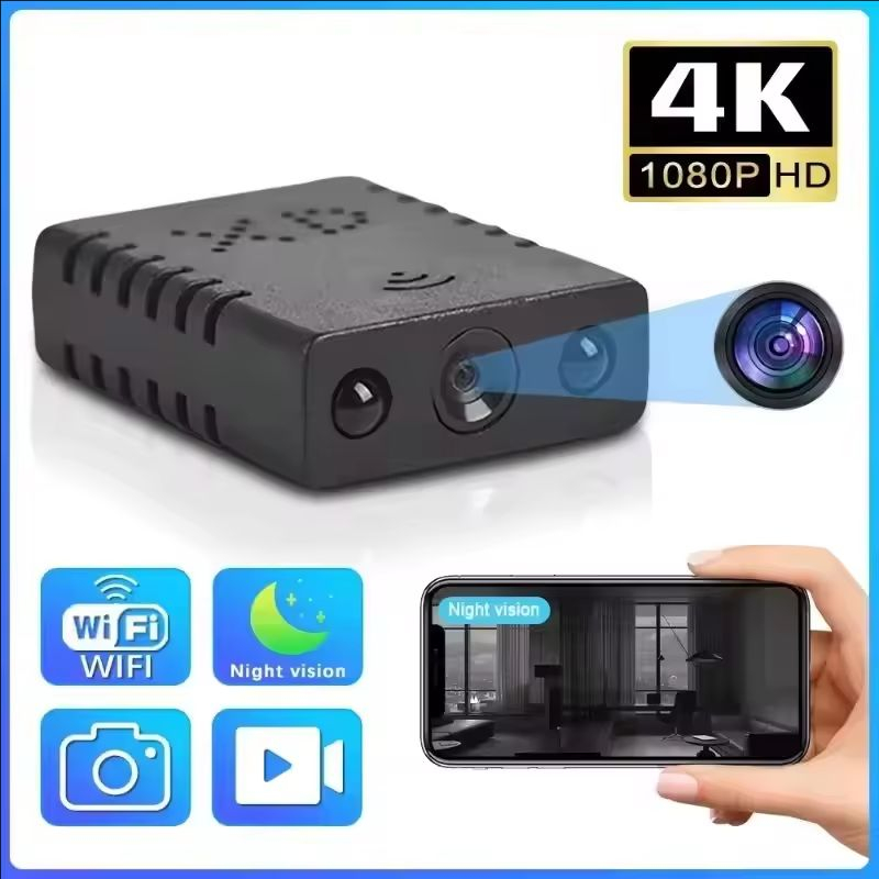 Home Security No Wifi Needed - 1080P HDミニWiFiカメラ XDワイヤーカメラ スマートホームセキュリティ 室内防犯IPカメラ ビデオ音声APPリアルタイムカメラ