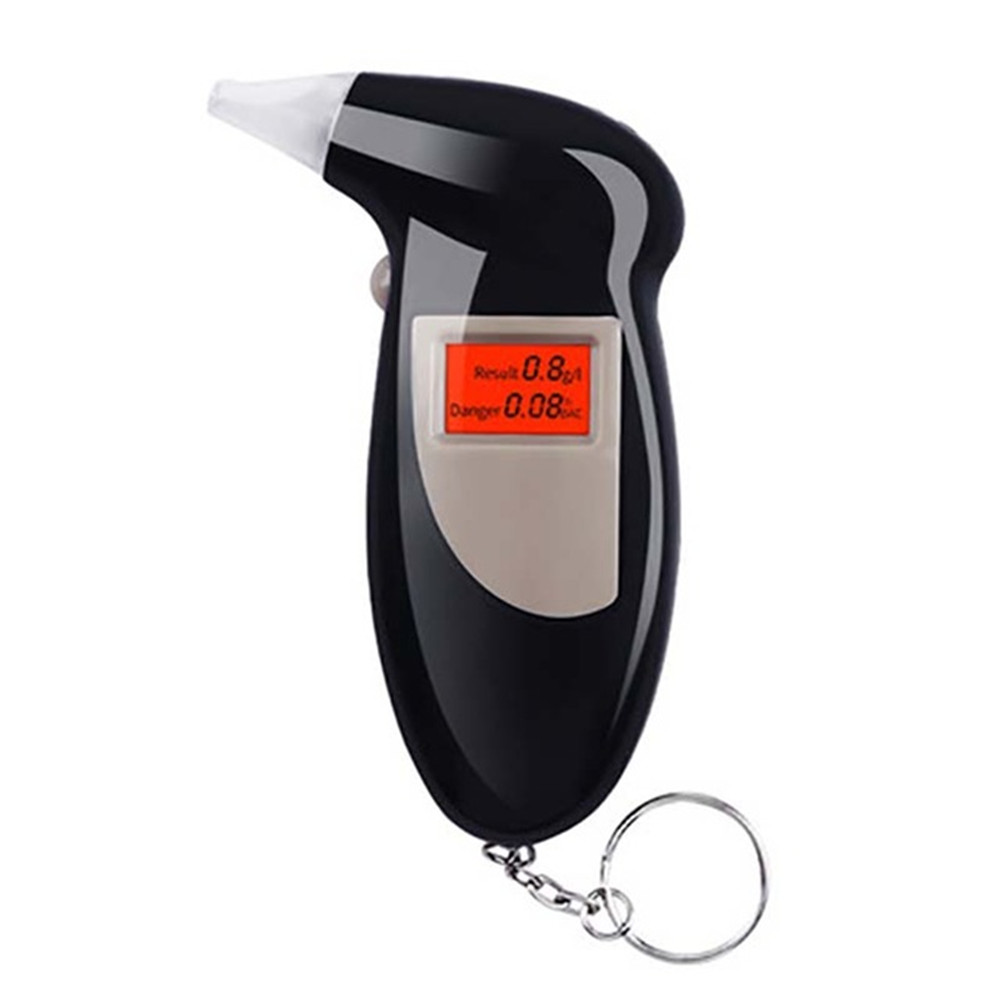 Home Security Police - ポータブルアルコールテスター デジタルアルコール検知器 飲酒検知器 警察用アルコテスター バックライトLCDディスプレイ 飲酒検知器