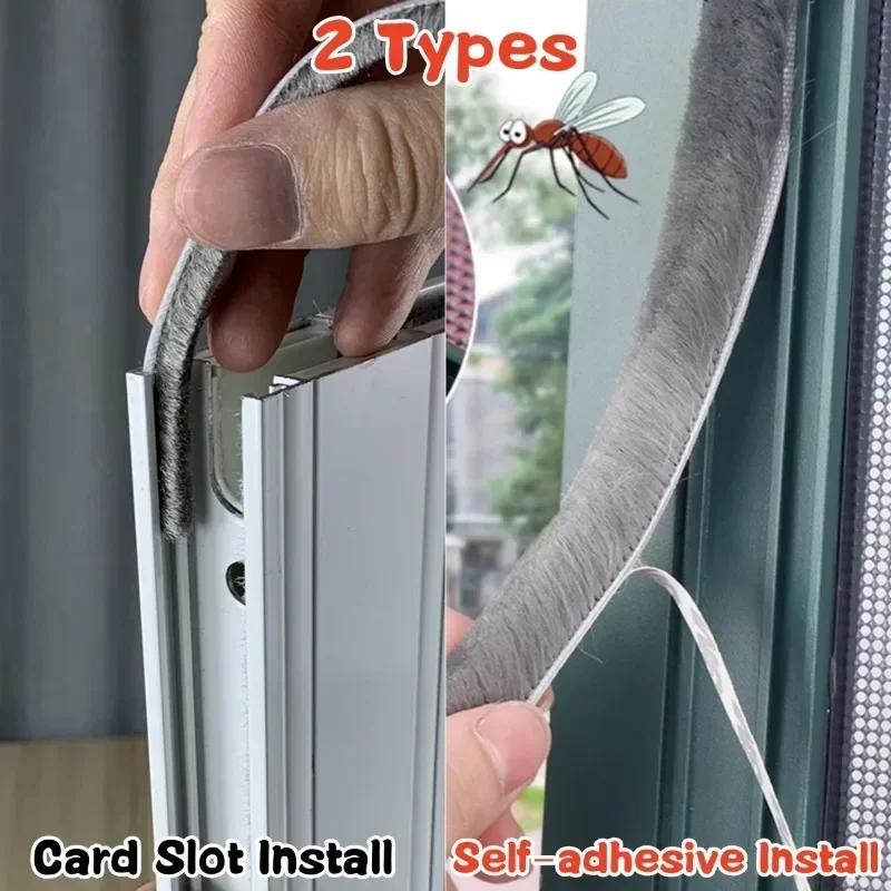 10 メートルシールブラシストリップアルミ合金ドア窓防音ウェ - Home Security Front Door のレビューと価格