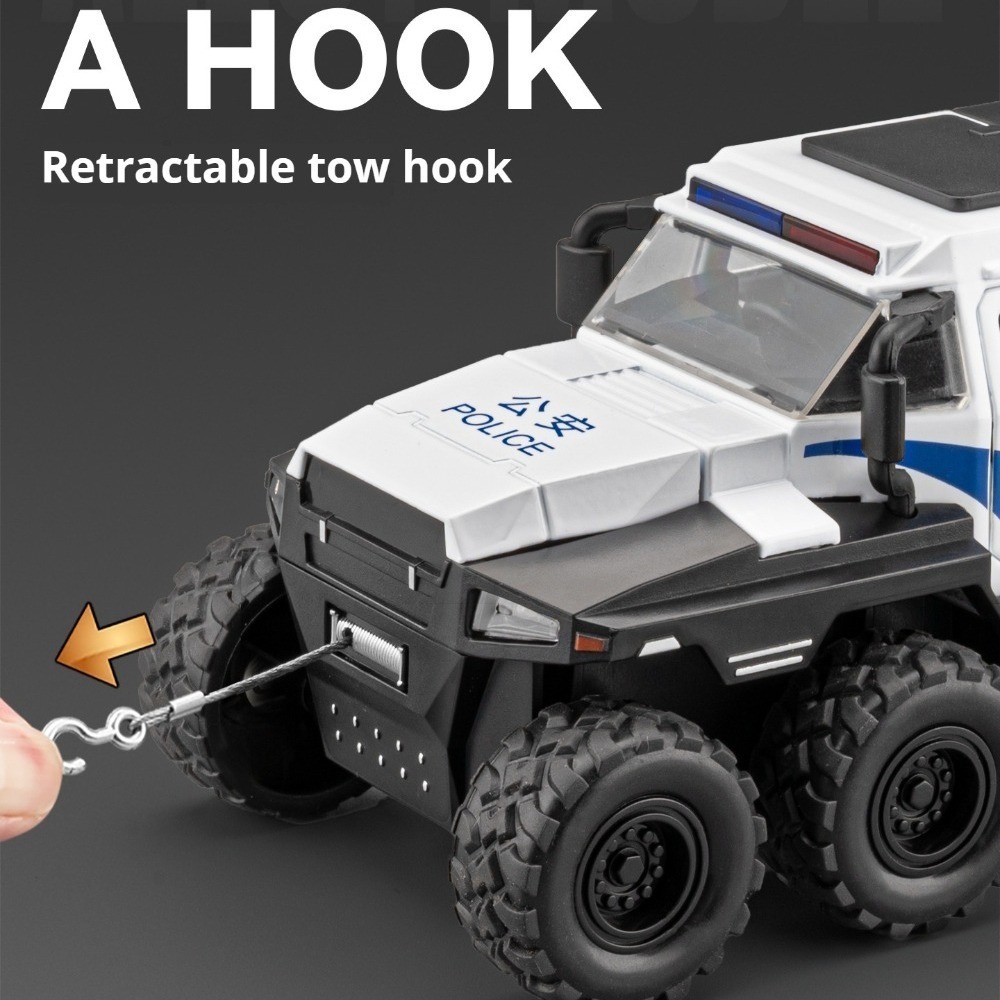 1:32 征服者 SWAT 警察車両モデルおもちゃ金属ダイキ - Home Security Police のレビューと価格