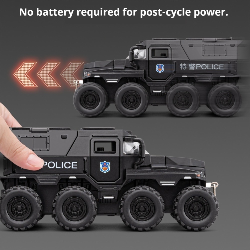 1:32 征服者 SWAT 警察車両モデルおもちゃ金属ダイキ - Home Security Police のレビューと価格