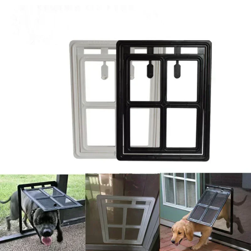 ペットスクリーンドアロック可能なプラスチック製蚊帳猫犬用セキ - Home Security Fence のレビューと価格
