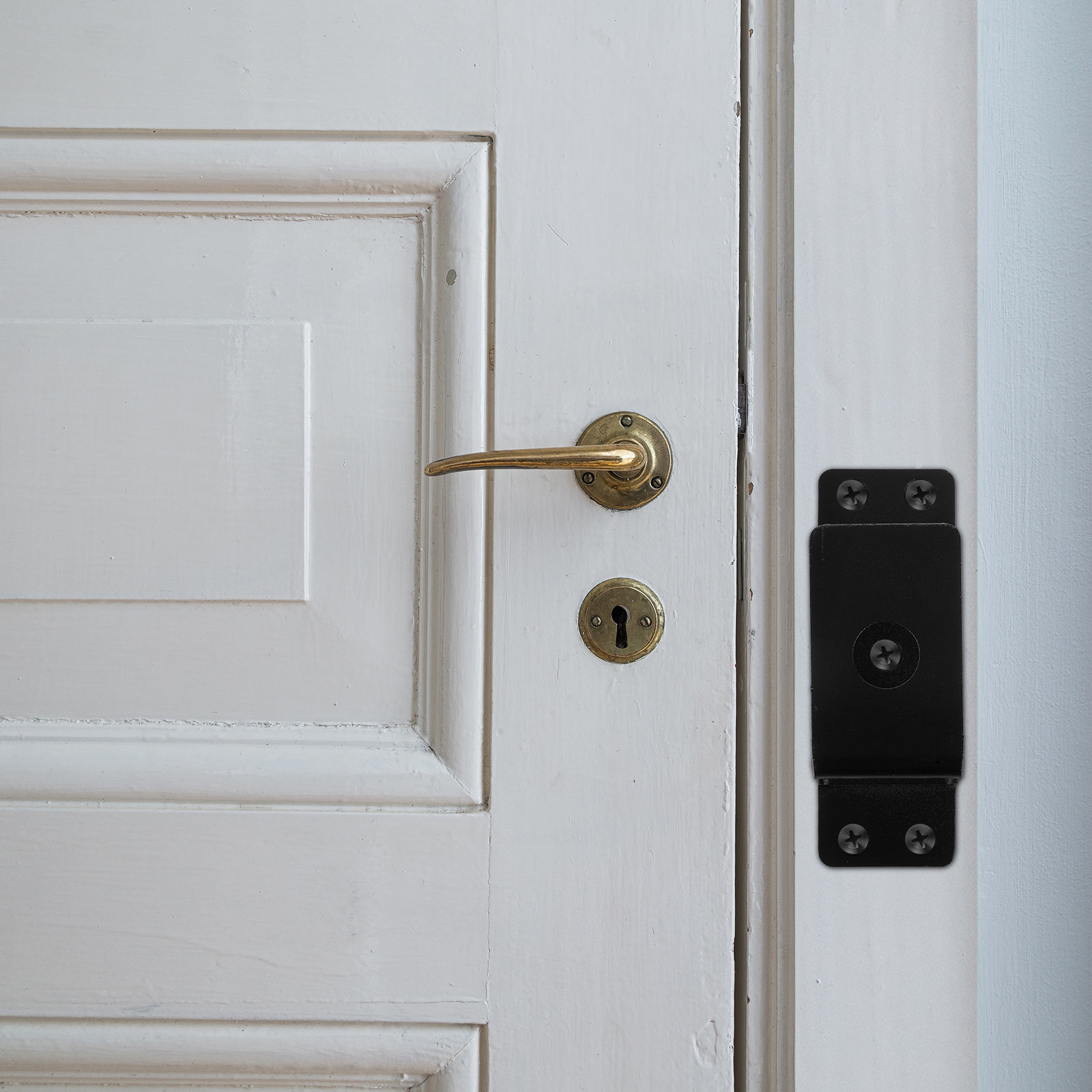 1セット ヘビーデューティー ドアセーフティバー ブラケット - Home Security Front Door のレビューと価格