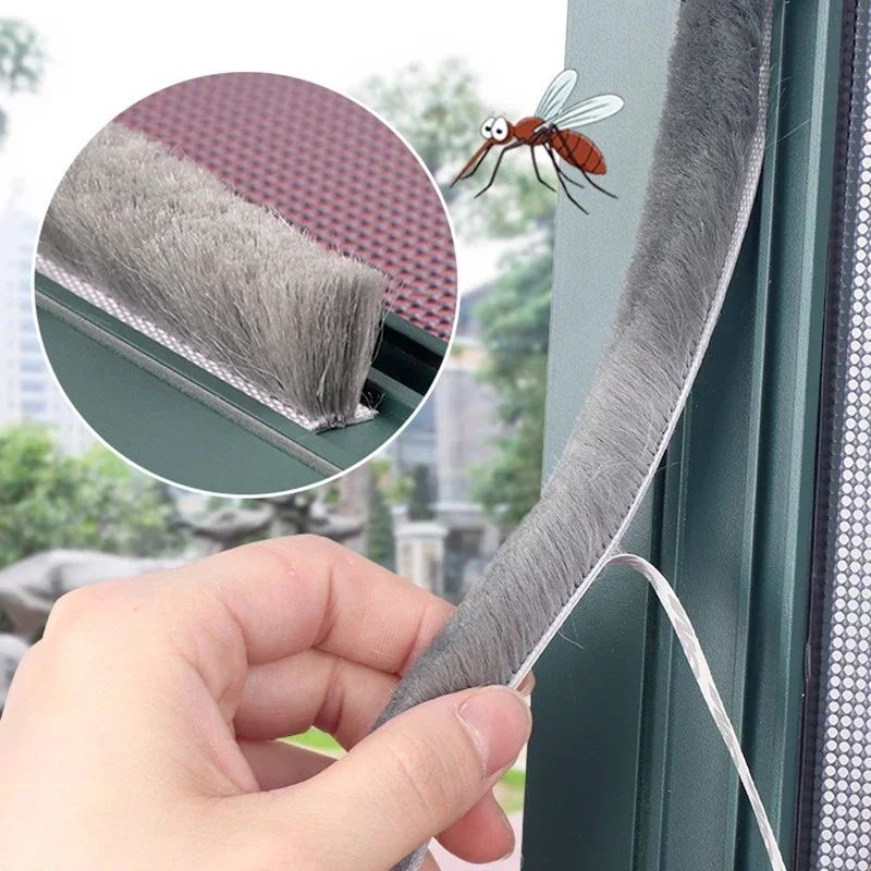 10 メートル自己粘着ブラシストリップドア窓シールストリップ - Home Security Front Door のレビューと価格
