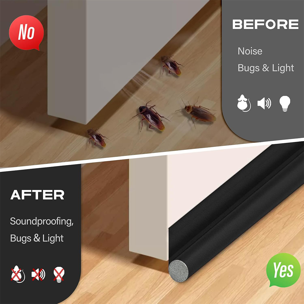1pc ドア底部シールストリップ切断可能な断熱ドア下ドラフト - Home Security Front Door のレビューと価格