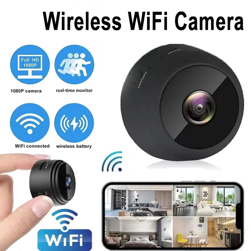 新しい A9 カメラ Wifi 1080p HD ワイヤレス - Home Security No Wifi Needed のレビューと価格