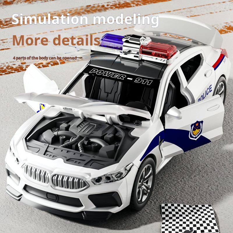 1:32 シミュレーション BMW M8 パトカー車モデルカ - Home Security Police のレビューと価格