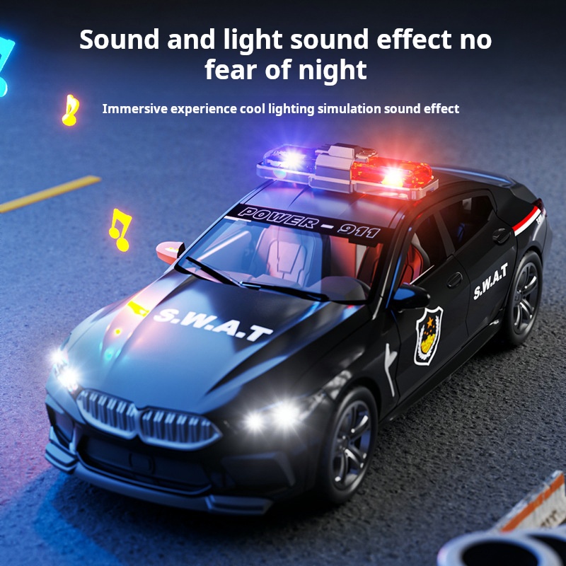 1:32 シミュレーション BMW M8 パトカー車モデルカ - Home Security Police のレビューと価格