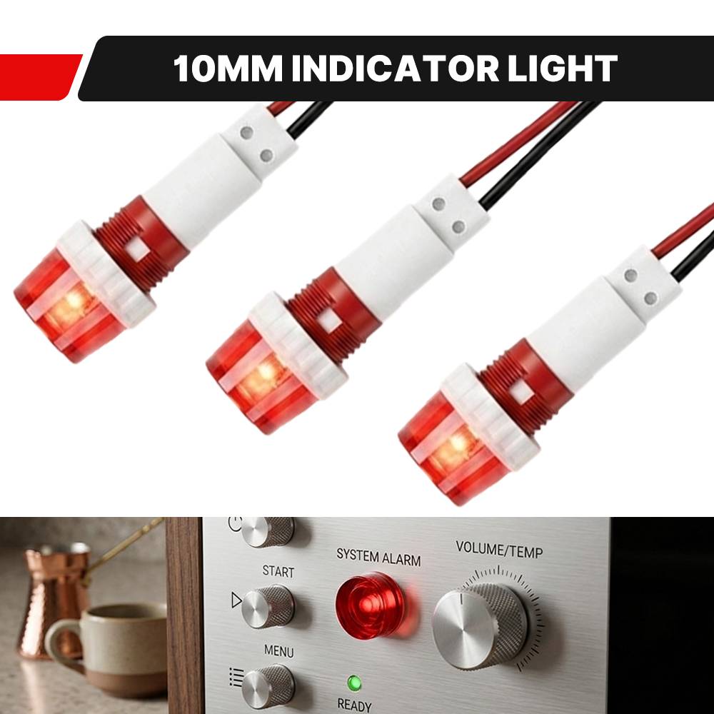 FILN 3個入り 10mmネジ式LEDインジケーターライト - Home Security Companies Near Me のレビューと価格