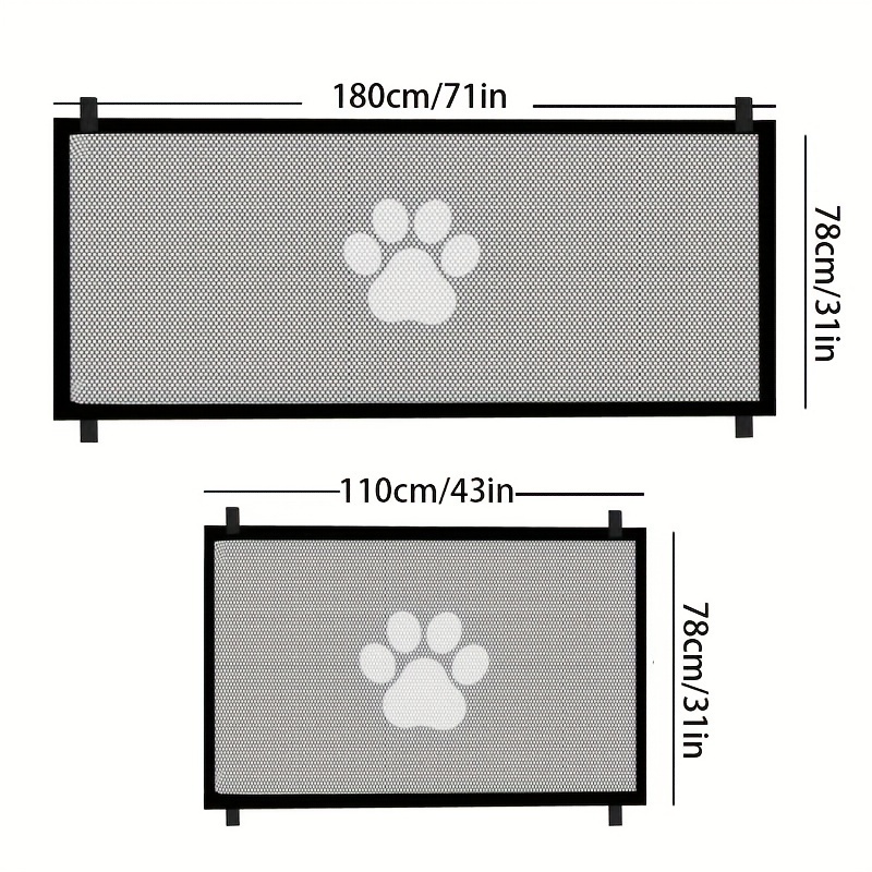 ペット用のポータブル隔離ネット,犬と猫用の穴なしフェンス,ペ - Home Security Fence のレビューと価格