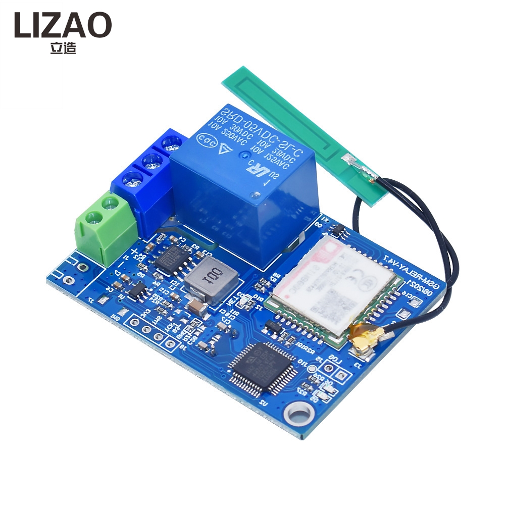 LIZAO 1/2チャンネルGSM SMSコントローラーリレ - Home Security Using Gsm のレビューと価格
