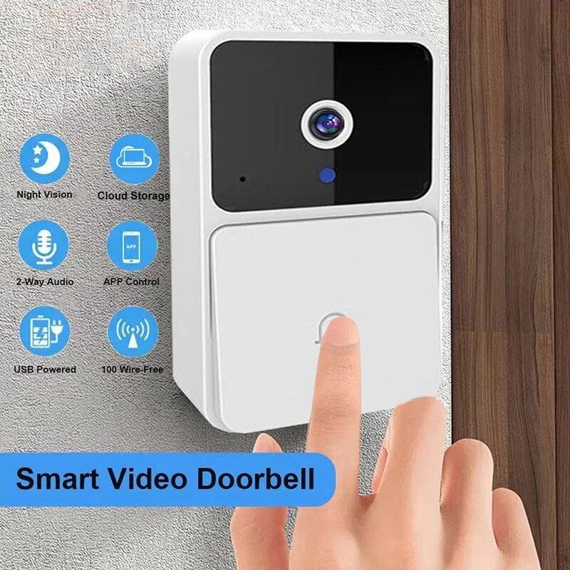 ホームセキュリティ用ワイヤレスWiFiビデオドアベル - H - Home Security Features のレビューと価格