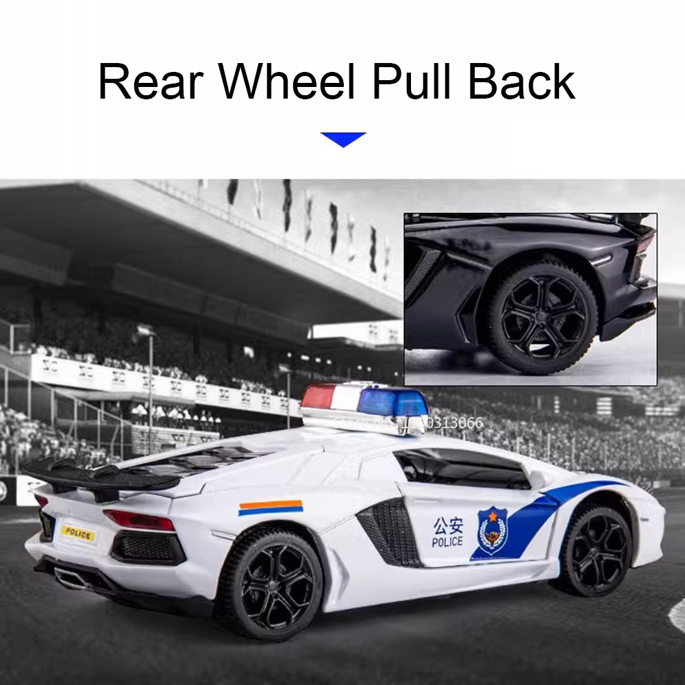 1:32 ランボルギーニ LP740 おもちゃのパトカー合金 - Home Security Police のレビューと価格