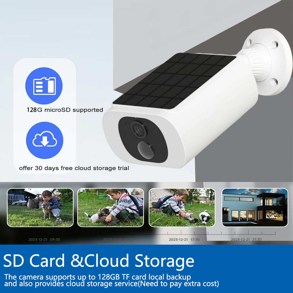 Tuya 5MP ソーラーセキュリティカメラワイヤレス屋外  - Home Security Front Door のレビューと価格